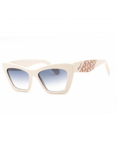 Salvatore Ferragamo Women's Sunglasses - Ivory Frame Blue Gradient Lens | SF1081SE 103 d'Europe débarque