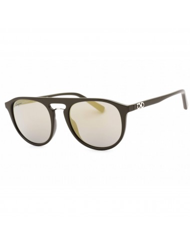 Salvatore Ferragamo Men's Sunglasses - Dark Khaki Frame Grey Lens | SF1090S 324 acheter en ligne