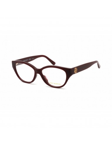 Tory Burch Women's Eyeglasses - Oxblood Plastic Full Rim Cat Eye Frame | TY2123U 1892 français