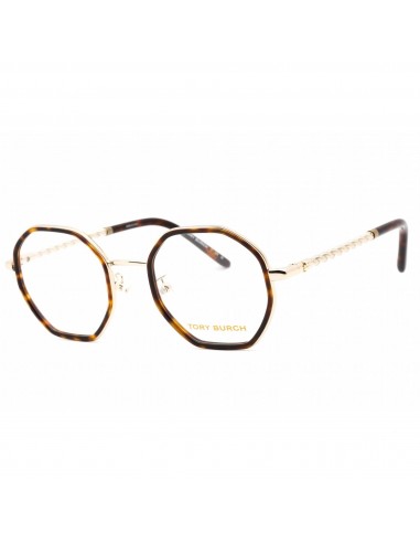 Tory Burch Women's Eyeglasses - Dark Tortoise Pale Gold Full Rim Frame | 0TY1075 3337 les muscles