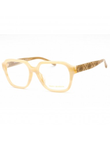 Tory Burch Women's Eyeglasses - Ivory Horn Plastic Square Frame | 0TY2130U 1924 de votre