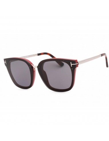 Tom Ford Women's Sunglasses - Shiny Bordeaux Injected Propionate Frame | FT1014 71A outlet