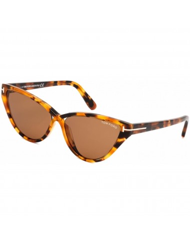 Tom Ford Women's Sunglasses - Colored Havana Plastic Frame Brown Lens | FT0740 55E de la marque