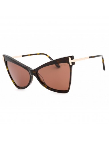 Tom Ford Women's Sunglasses - Dark Havana Plastic Frame Brown Lens | FT0767 52E à prix réduit toute l'année