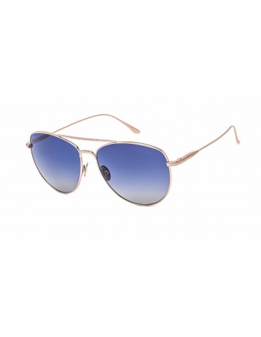 Tom Ford Women's Sunglasses - Shiny Rose Gold Frame Gradient Blue Lens | FT0784 28W En savoir plus