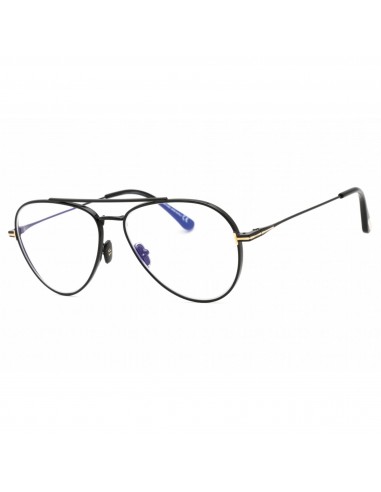 Tom Ford Unisex Eyeglasses - Shiny Black Metal Frame | FT5800-B 001 Jusqu'à 80% De Réduction