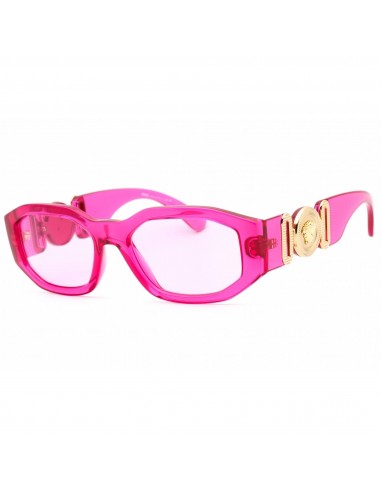 Versace Unisex Sunglasses - Transparent Fuchsia Frame Fuchsia Lens | 0VE4361 5334/5 plus qu'un jeu 