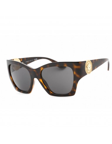 Versace Women's Sunglasses - Dark Havana Plastic Frame Dark Grey Lens | 0VE4452 108/87 Comment ça marche