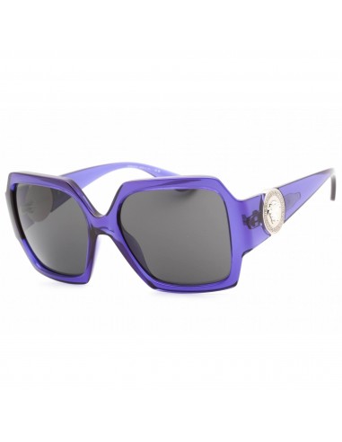 Versace Women's Sunglasses - Violet Plastic Frame Dark Grey Lens | 0VE4453 541987 2 - 3 jours ouvrés.