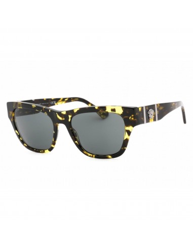 Versace Men's Sunglasses - Yellow Spotted Havana Frame Dark Grey Lens | 0VE4457 542887 livraison gratuite