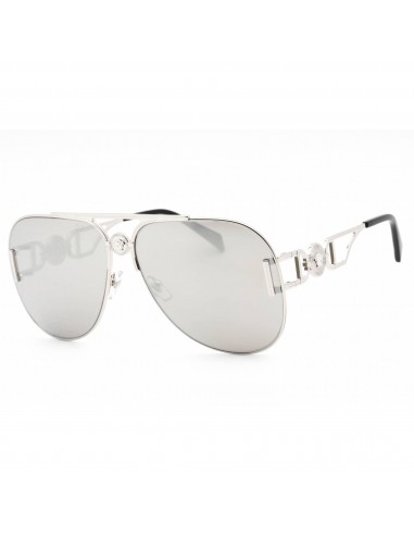 Versace Men's Sunglasses - Silver Metal Frame Light Grey Lens | 0VE2255 10006G de technologie