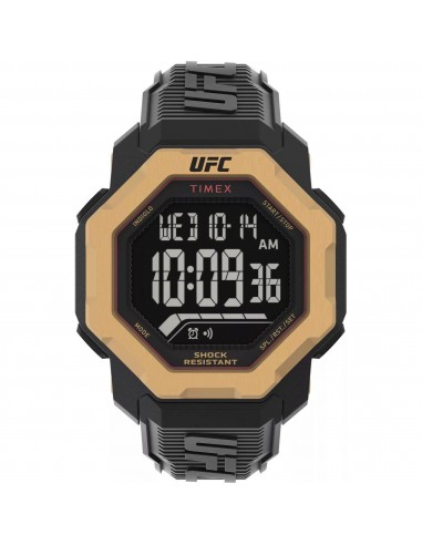 Timex Men's Watch - UFC Knockout Chrono Digital Dial Black Resin Strap | TW2V89000 votre restaurant rapide dans 