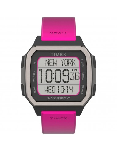 Timex Men's Watch - Command Urban Digital Dial Pink Resin Strap | TW5M29200VQ est présent 