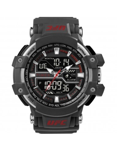 Timex Men's Watch - UFC Combat Analog-Digital Black Dial Grey Strap | TW5M51900JT ouvre sa boutique