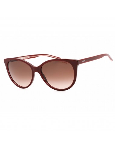 Hugo Women's Sunglasses - Burgundy Pink Full Rim Cat Eye Frame | HG 1006/S 00T5 HA acheter en ligne