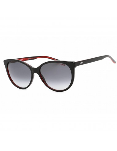 Hugo Women's Sunglasses - Black Red Plastic Full Rim Cat Eye Frame | HG 1006/S 0OIT 9O rembourrage situé sous