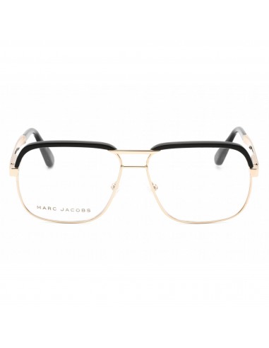 Marc Jacobs Men's Eyeglasses - Gold Black Plastic Square Shape Frame | Mj 632 0L0V 00 2023