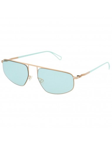 Mykita Unisex Sunglasses - Champagne Gold Pilot Stainless Steel Frame | NAT 812 du meilleur 