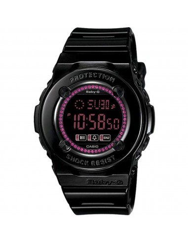 Casio Women's Watch - Baby-G Black Reverse Digital LCD Dial Resin Strap | BG-1300MB-1 soldes