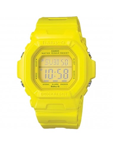 Casio Women's Watch - Baby-G World Time Yellow Digital Dial Resin Strap | BG5602-9 les muscles