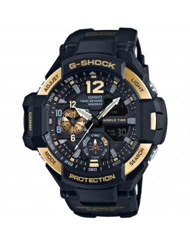 Casio Men's Watch - G-Shock Gravitymaster Analog-Digital Black Strap | GA-1100-9GCR les ligaments