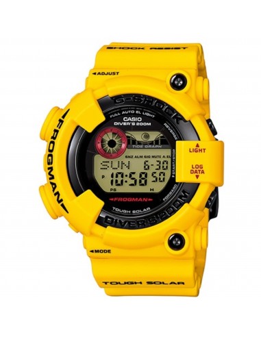 Casio Men's Watch - G-Shock Frogman Black Digital Dial Yellow Strap | GF-8230E-9CR sur le site 