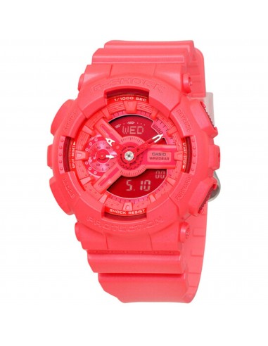 Casio Women's Watch - G-Shock World Time Pink Resin Strap Ana-Digi | GMA-S110VC-4ACR outlet