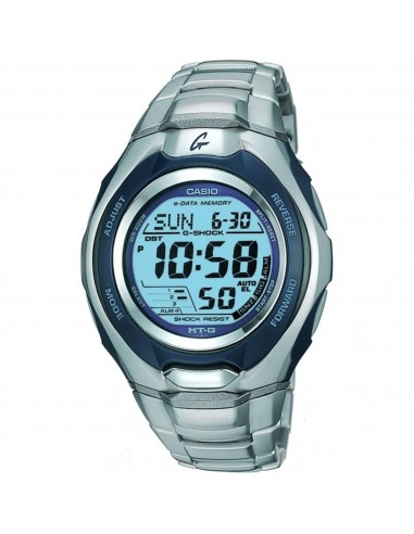 Casio Men's Watch - G-Shock World Time Blue Digital Dial Silver Strap | MTG701-2VCR 2024