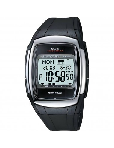 Casio Men's Digital Watch - Databank Tough Solar Grey Dial Resin Strap | DBE-30-1A store