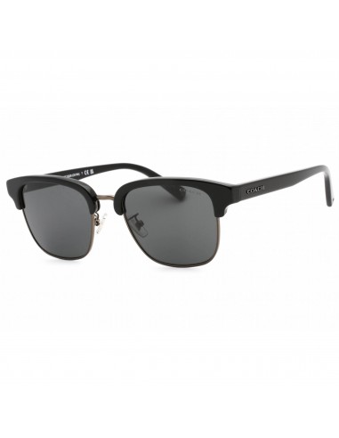 Coach Men's Sunglasses - Black Gunmetal Metal Rectangular Frame | 0HC8326 500287 sur le site 