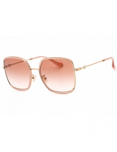 Coach Women's Sunglasses - Pink Glitter Lens Rose Gold Metal Frame | 0HC7139BD 940813 Toutes les collections ici