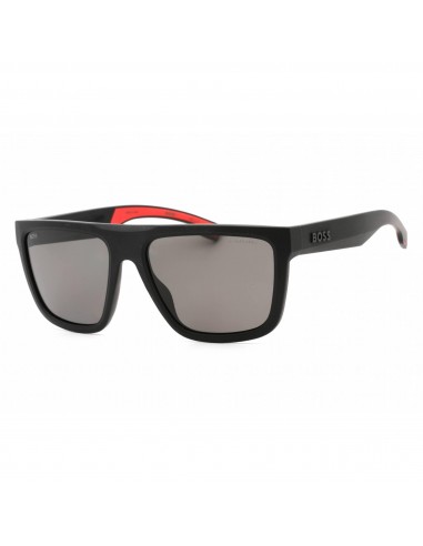 Hugo Boss Men's Sunglasses - Grey Lens Matte Black Plastic Frame | BOSS 1451/S 0003 M9 50-70% off 