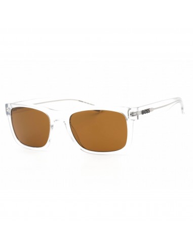 Hugo Boss Men's Sunglasses - Brown Lens Crystal Rectangular | BOSS 1569/S 0900 70 hantent personnes