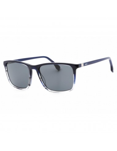 Hugo Boss Men's Sunglasses - Grey Lens Blue Horn Gray Frame | BOSS 1434/S 0HVE IR d'Europe débarque