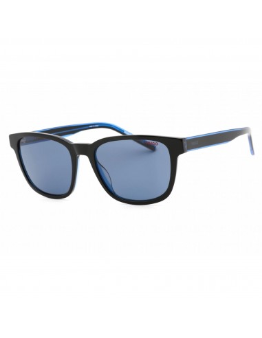 HUGO Men's Sunglasses - Black Blue Square Plastic Full Rim Frame | HG 1243/S 0D51 KU Par le système avancé 