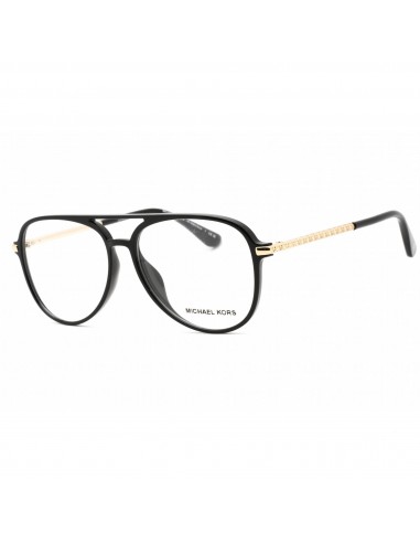 Michael Kors Women's Eyeglasses - Black Plastic Full Rim Aviator Frame | 0MK4096U 3005 50% de réduction en Octobre 2024