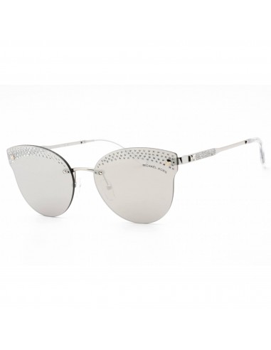 Michael Kors Women's Sunglasses - Silver Metal Rimless Cat Eye Frame | 0MK1130B 10156G Pour