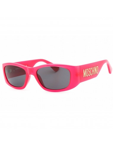 Moschino Women's Sunglasses - Fuchsia Plastic Rectangular Frame | MOS145/S 0MU1 IR Le MVP de beaucoup