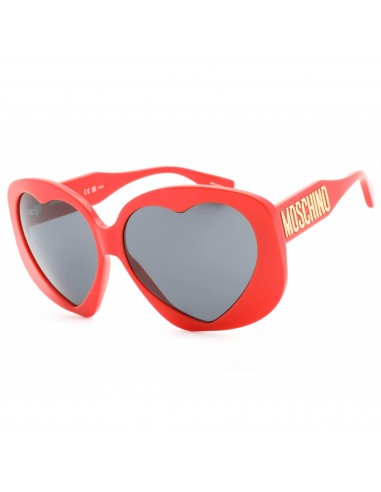 Moschino Women's Sunglasses - Red Plastic Full Rim Oversized Frame | MOS152/S 0C9A IR pas chere