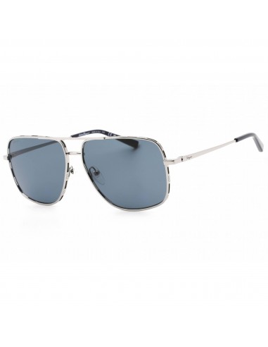 Salvatore Ferragamo Men's Sunglasses - Light Ruthenium Aviator Frame | SF278S 032 français