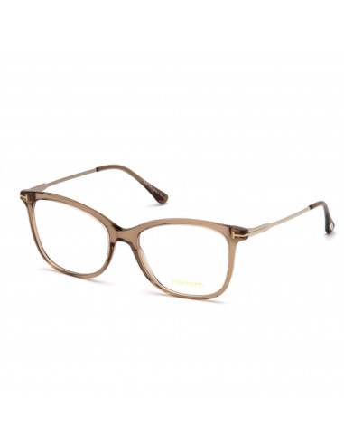 Tom Ford Women's Eyeglasses - Transparent Brown Plastic Full Rim Frame | FT5510 045 de France