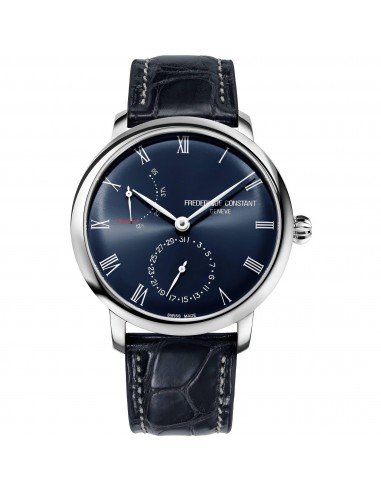 Frederique Constant Men's Watch - Slimline Power Reserve Blue Dial | 723NR3S6 acheter en ligne