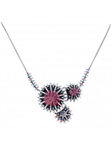 Swarovski Women's Necklace - Efflorescence Rhodium Plated Crystals Pave | 5199662 les ligaments