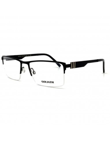 Goliath Men's Eyeglasses - Adjustable Nose Pads Demo Lens Square Frame | IX Black hantent personnes