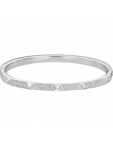 Swarovski Women's Bangle Bracelet - Tactic White Crystal Stainless Steel | 5472585 d'Europe débarque