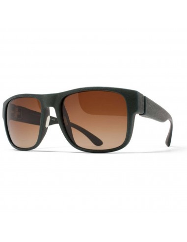 Mykita Unisex Sunglasses - Full Rim Storm Grey Brown Plastic Square Frame | SHARKY N/A Les êtres humains sont 