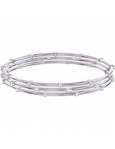 Swarovski Women's Cluster Bangle - Moonsun Rhodium Plated Crystal Silver | 5508875 sélection de produits