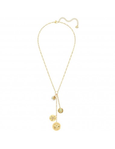 Swarovski Women's Necklace - Shine Yellow Gold Plated Colored Crystals | 5524186 2024