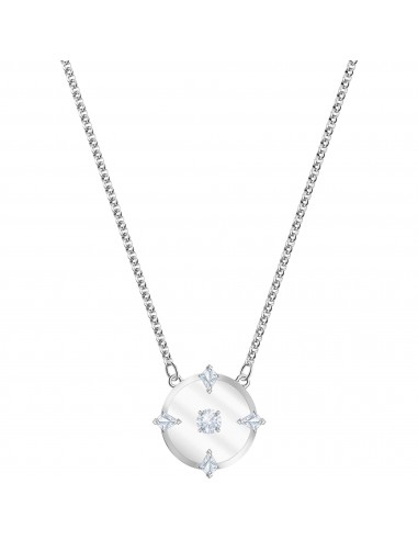 Swarovski Women's Necklace - North Rhodium Plated Crystals Glass Pendant | 5551796 suggérées chez