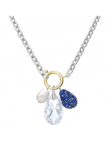 Swarovski Women's Necklace - The Elements Rhodium Plated Pearls and Crystals | 5576630 des créatures d'habitude